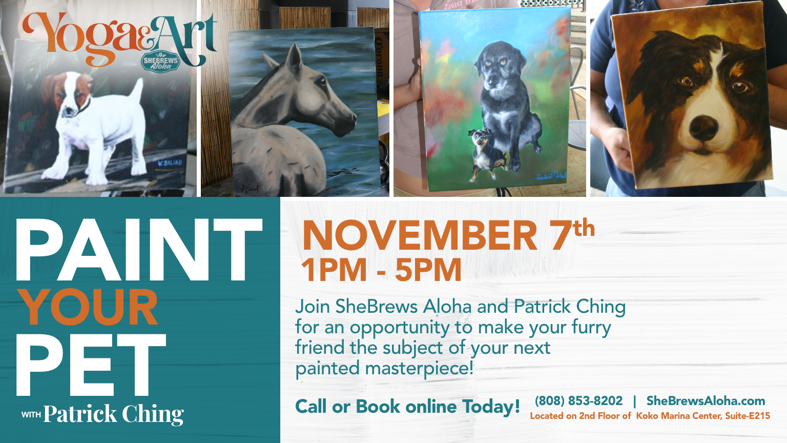 Paint Your Pet with Patrick Ching