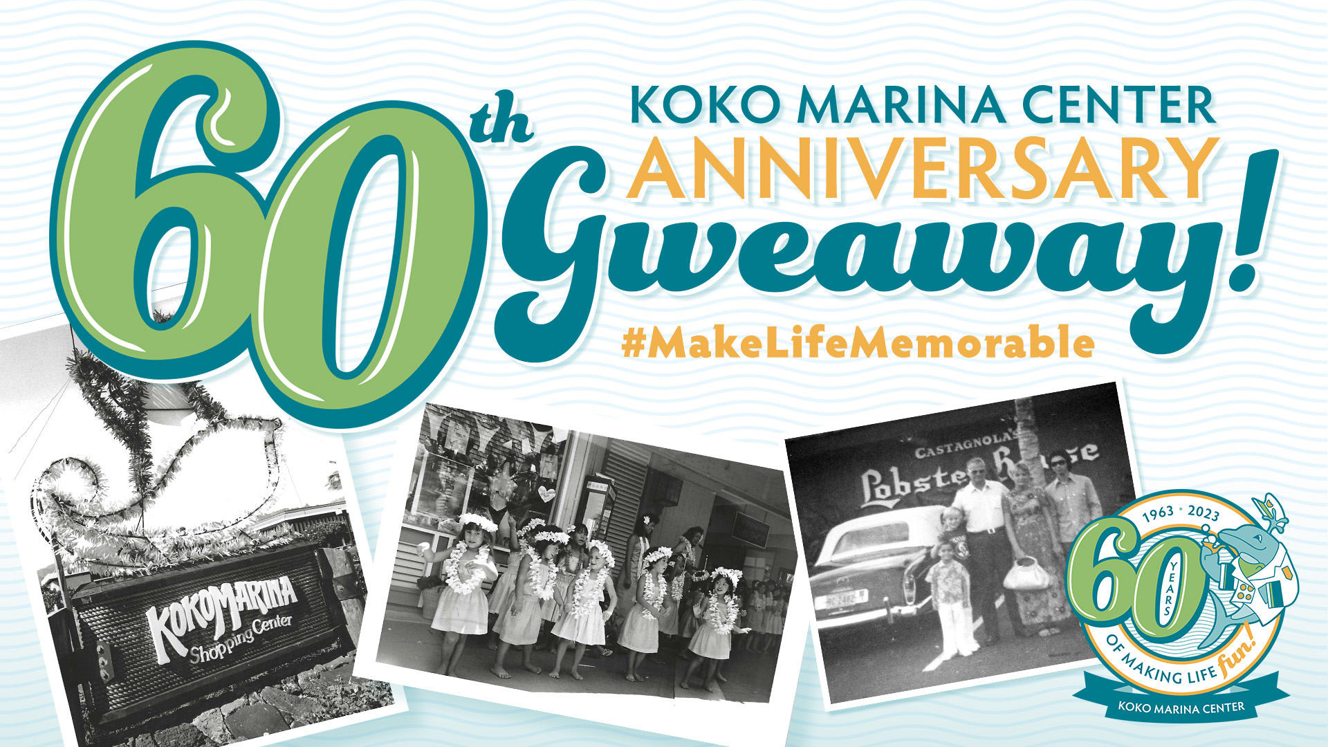 Koko Marina Center's 60th Anniversary Giveaway