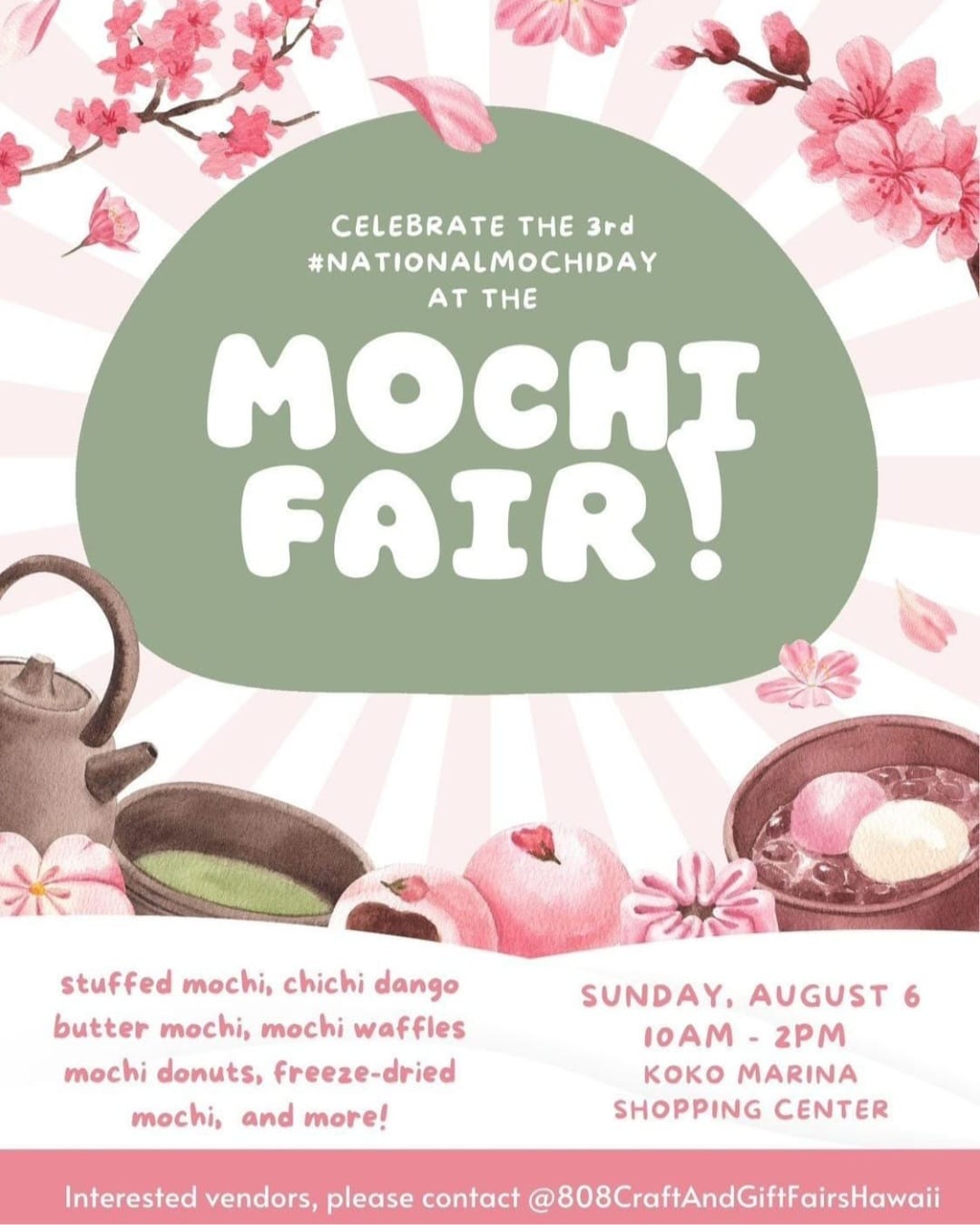 Mochi Fair at Koko Marina Center
