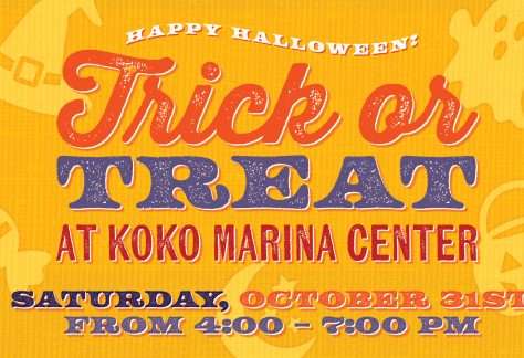 2026 Halloween Trick or Treating at Koko Marina Center